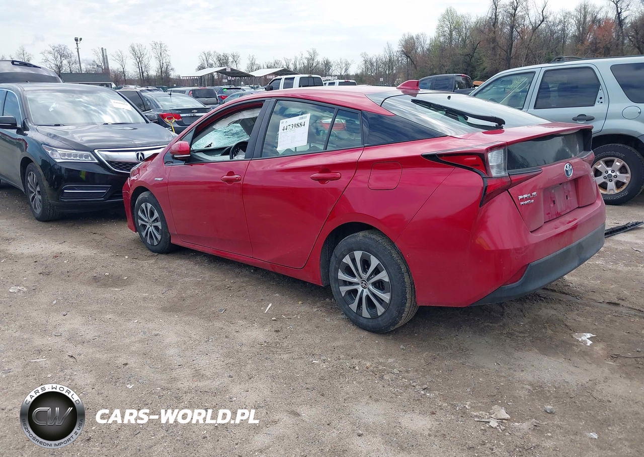 2020 Toyota Prius Xle Awd-E VIN:JTDL9RFU4L3014021 - 3