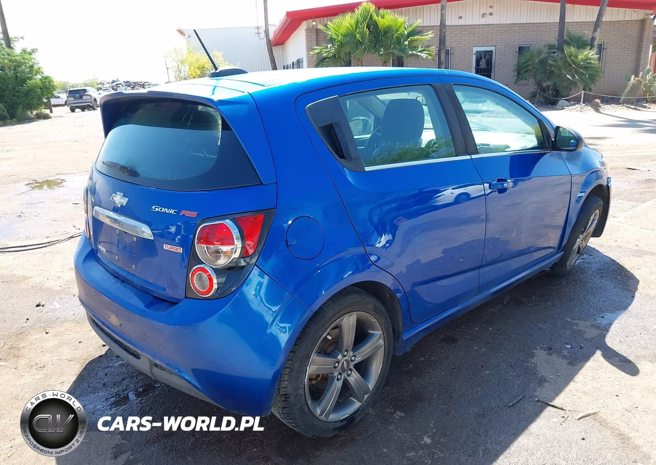 2016 Chevrolet Sonic Rs Manual VIN:1G1JH6SB6G4158451 - 4