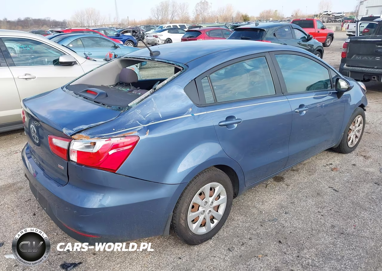 2016 Kia Rio Lx VIN:KNADM4A33G6589765 - 4