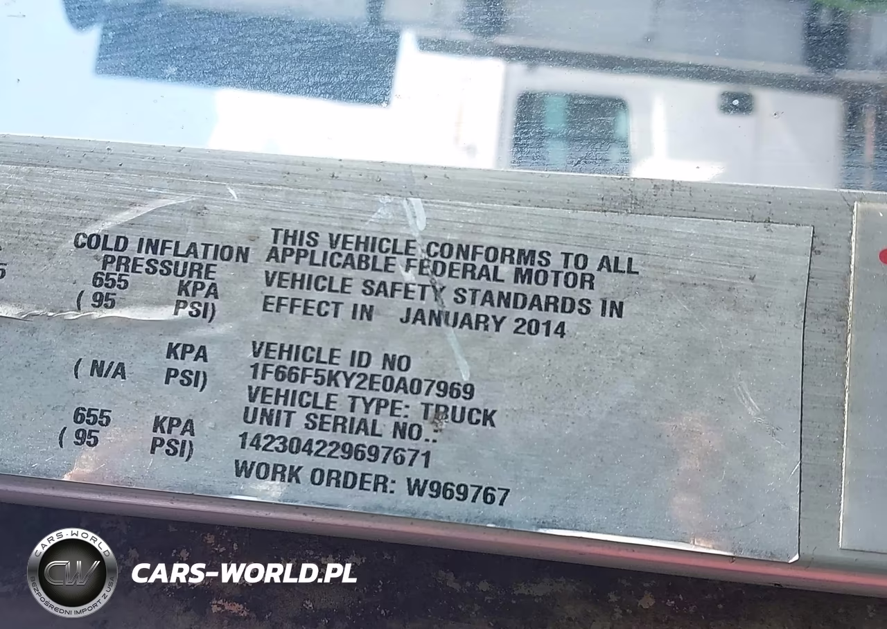 2014 Ford F-59 Commercial Stripped VIN:1F66F5KY2E0A07969 - 8