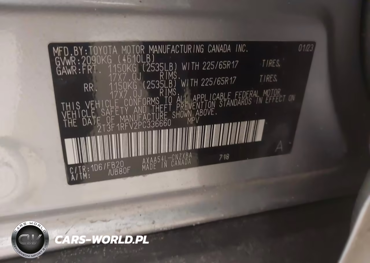 2023 Toyota Rav4 Le VIN:2T3F1RFV2PC336660 - 9