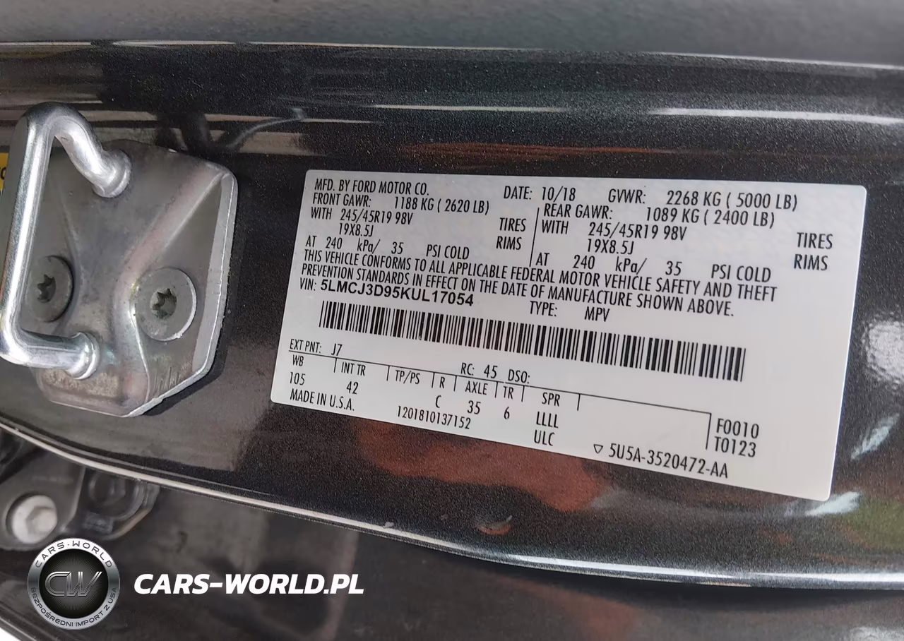 2019 Lincoln Mkc Reserve VIN:5LMCJ3D95KUL17054 - 9