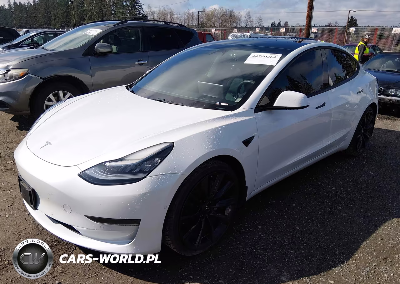2021 Tesla Model 3 Standard Range Plus Rear-Wheel Drive VIN:5YJ3E1EA6MF838482 - 2