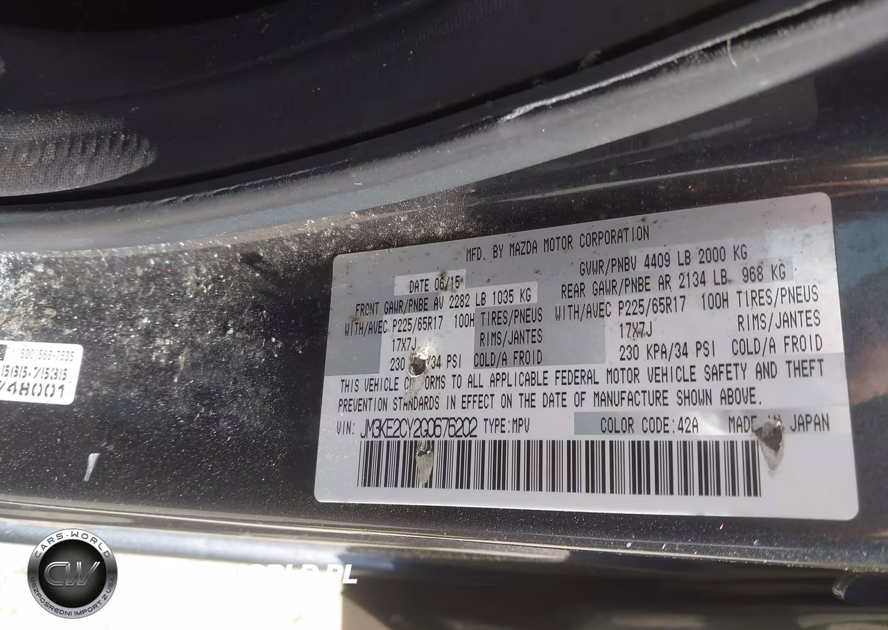 2016 Mazda Cx-5 Touring VIN:JM3KE2CY2G0676202 - 9