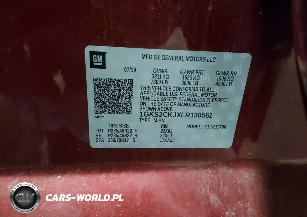 2020 GMC Yukon 4Wd Denali VIN:1GKS2CKJXLR130561 - 9