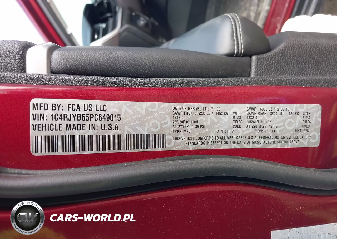 2023 Jeep Grand Cherokee 4Xe VIN:1C4RJYB65PC649015 - 9
