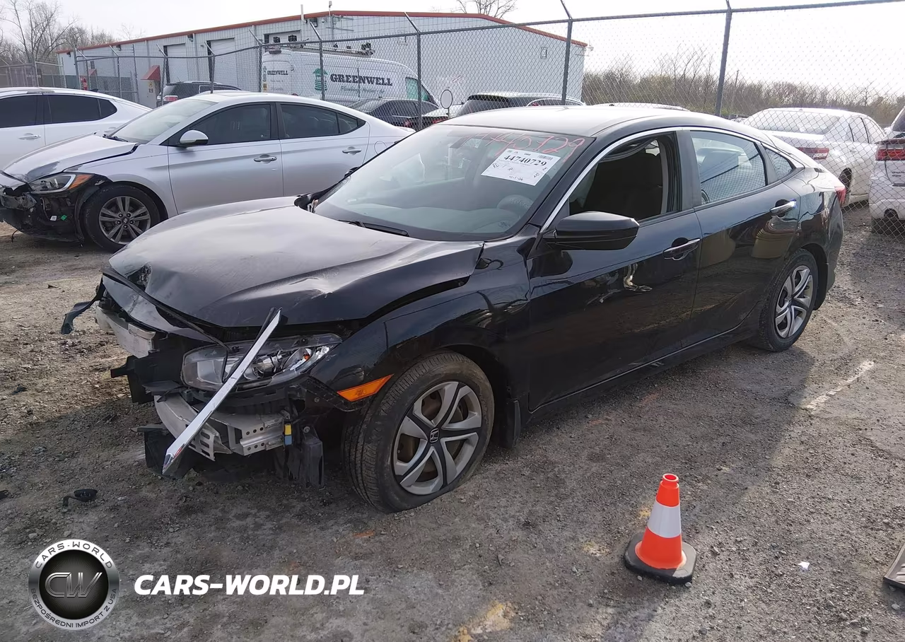 2017 Honda Civic Lx VIN:19XFC2F5XHE031355 - 2