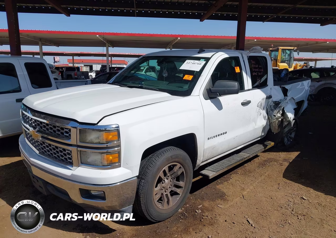 2014 Chevrolet Silverado 1500 1Lt VIN:1GCRCREC7EZ270707 - 2