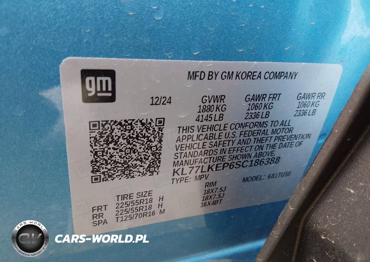2025 Chevrolet Trax Fwd Activ VIN:KL77LKEP6SC186388 - 9
