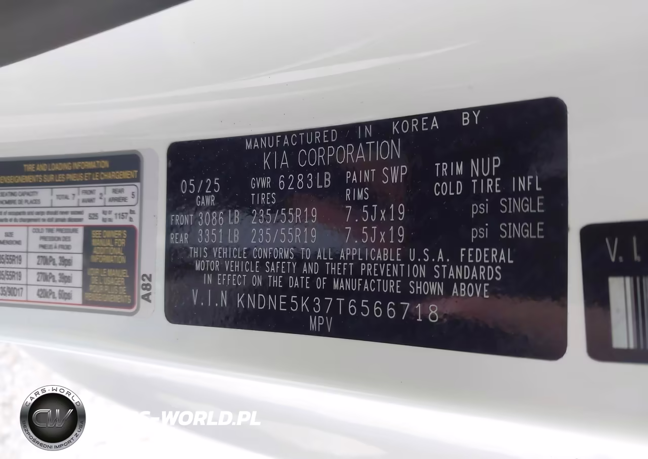 2026 Kia Carnival Mpv Sx Prestige VIN:KNDNE5K37T6566718 - 9
