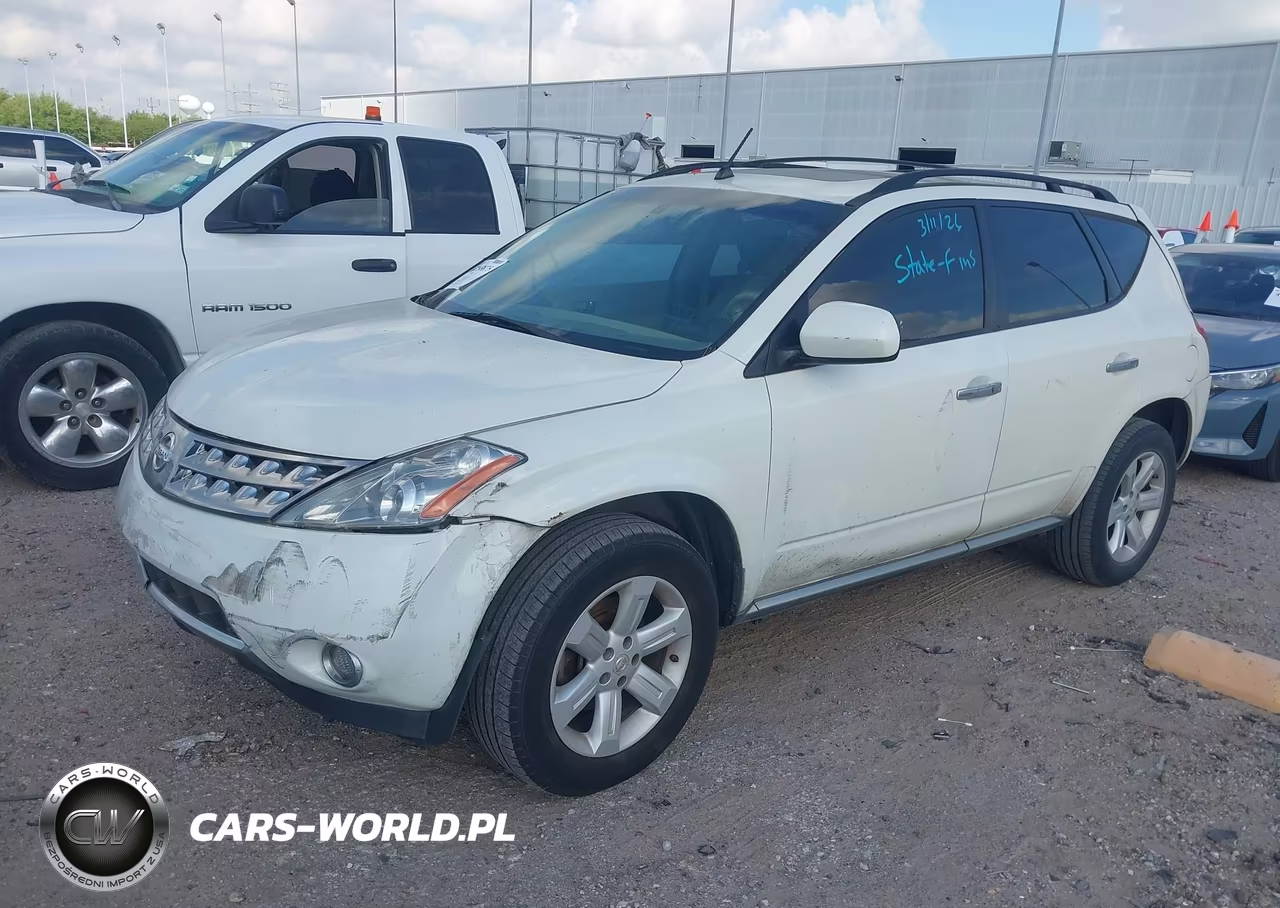 2007 Nissan Murano Sl VIN:JN8AZ08TX7W510733 - 2