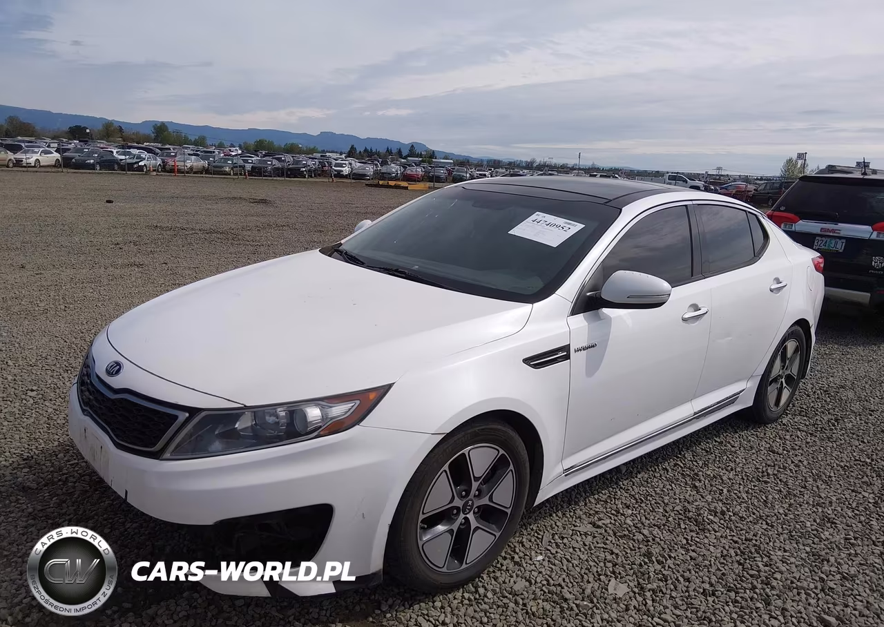 2013 Kia Optima Hybrid Ex VIN:KNAGM4ADXD5038787 - 2