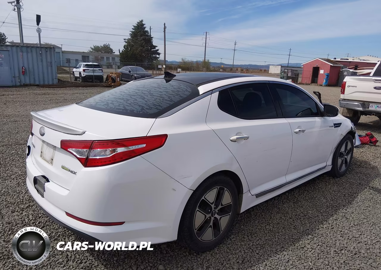 2013 Kia Optima Hybrid Ex VIN:KNAGM4ADXD5038787 - 4