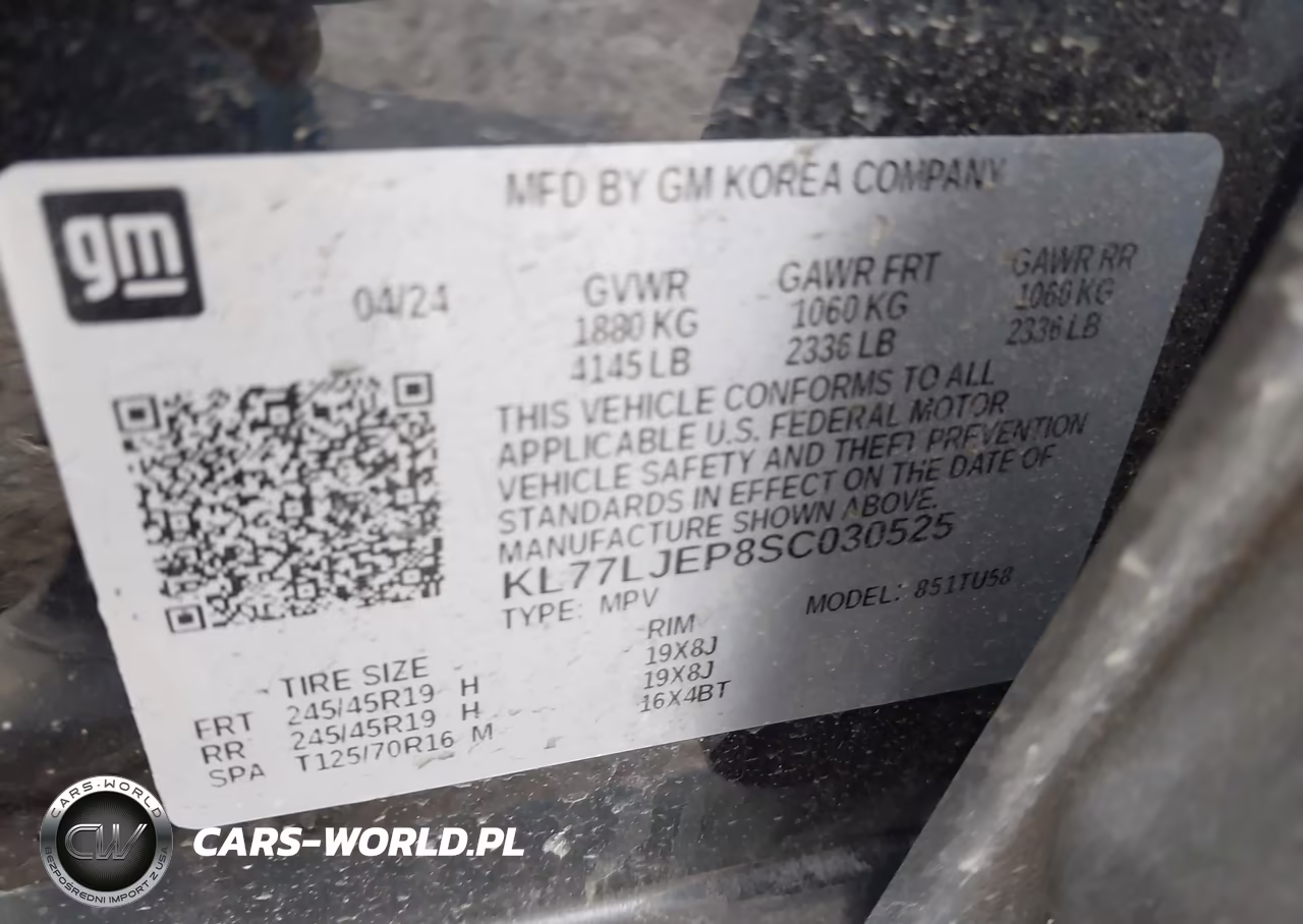 2025 Chevrolet Trax 2Rs VIN:KL77LJEP8SC030525 - 9
