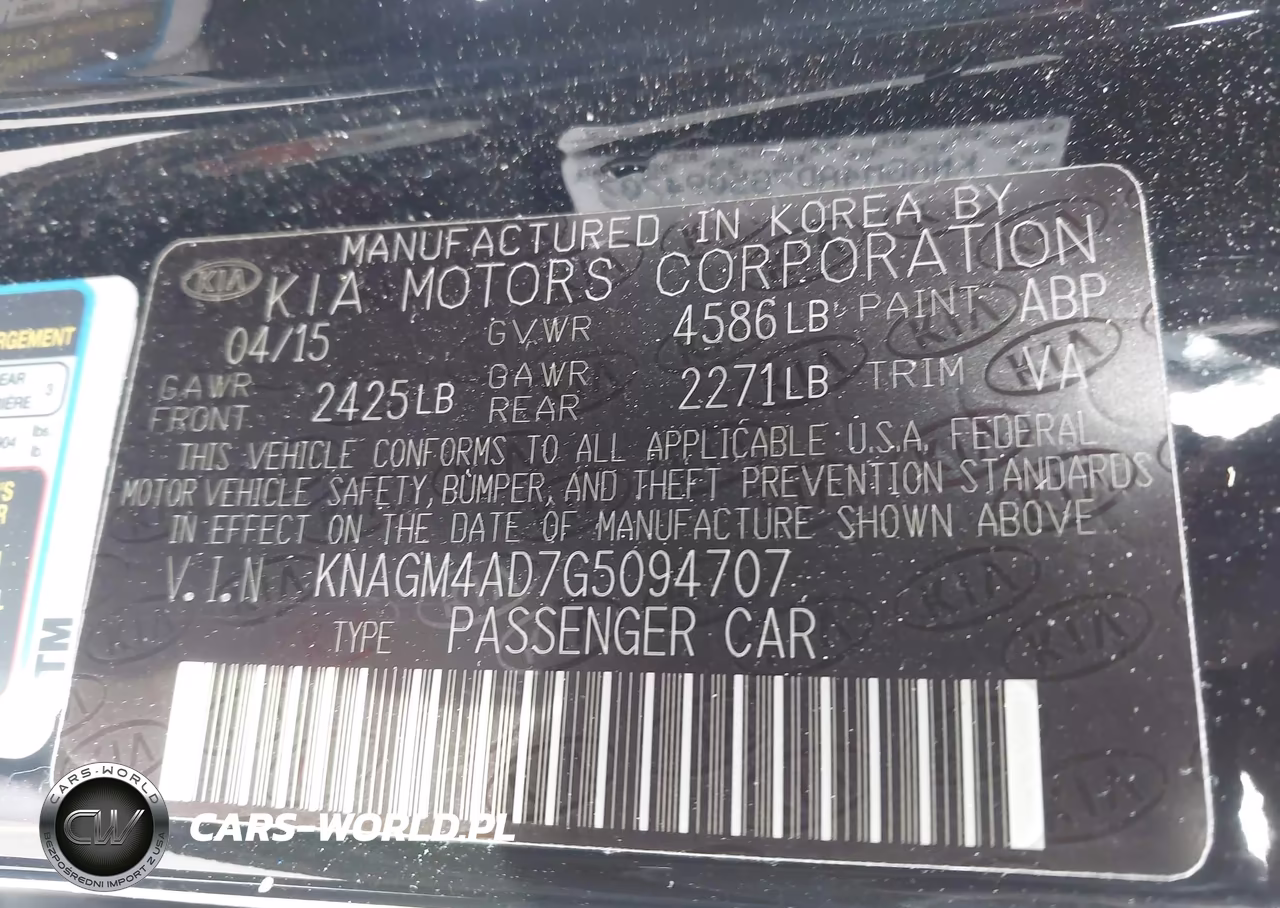 2016 Kia Optima Hybrid VIN:KNAGM4AD7G5094707 - 9