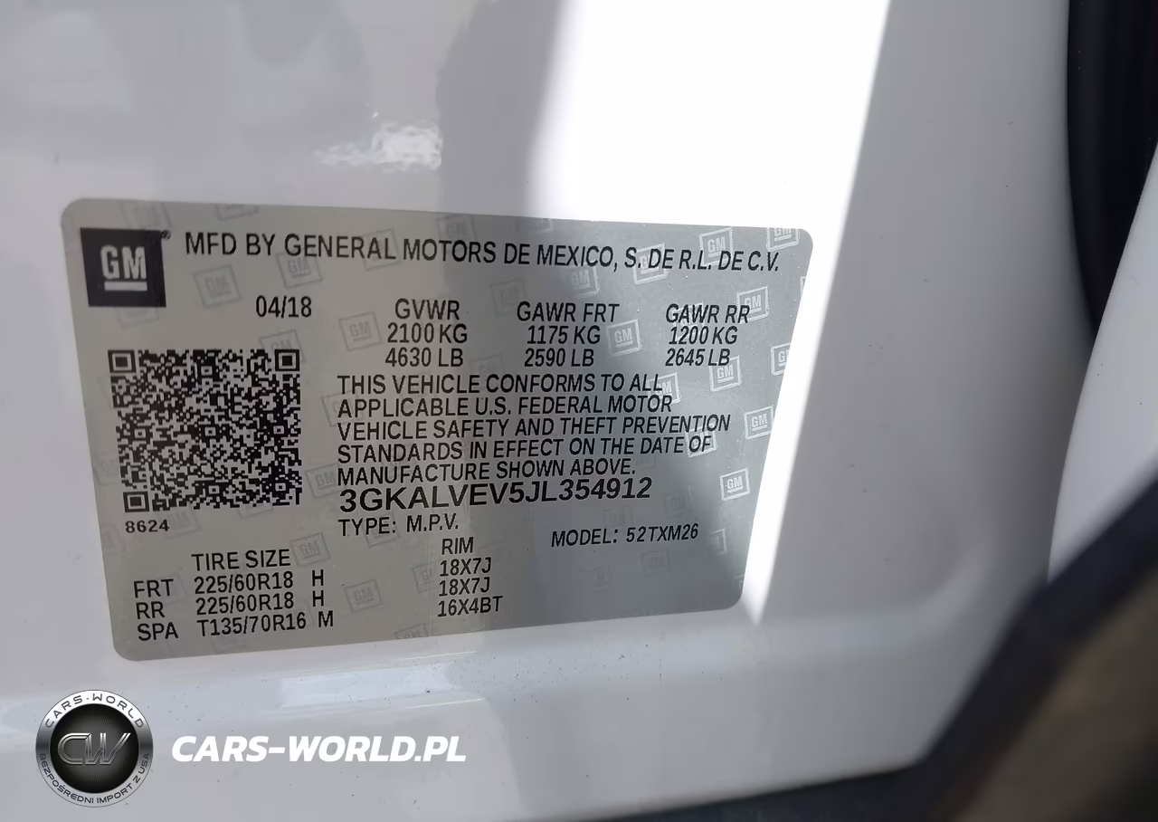 2018 GMC Terrain Slt VIN:3GKALVEV5JL354912 - 9