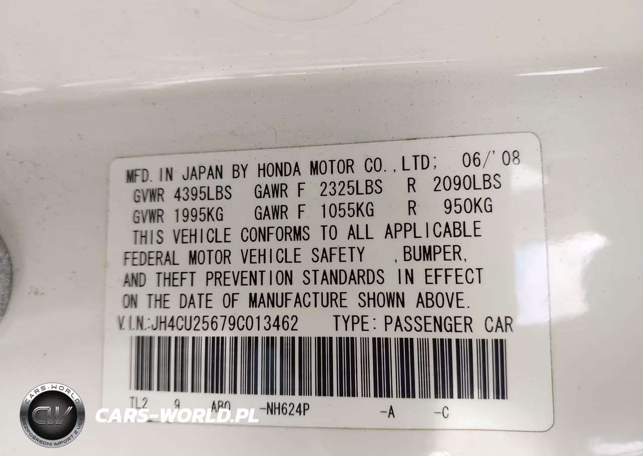 2009 Acura Tsx VIN:JH4CU25679C013462 - 9