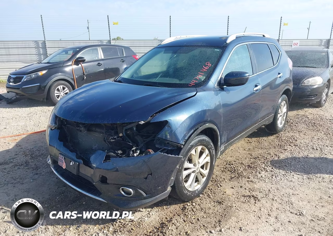 2016 Nissan Rogue Sv VIN:KNMAT2MT5GP697856 - 2