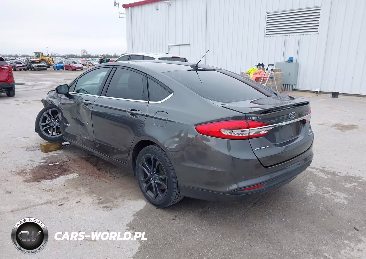 2018 Ford Fusion Hybrid Se VIN:3FA6P0LU5JR145921 - 3