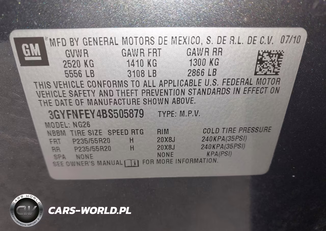 2011 Cadillac Srx Premium Collection VIN:3GYFNFEY4BS505879 - 9