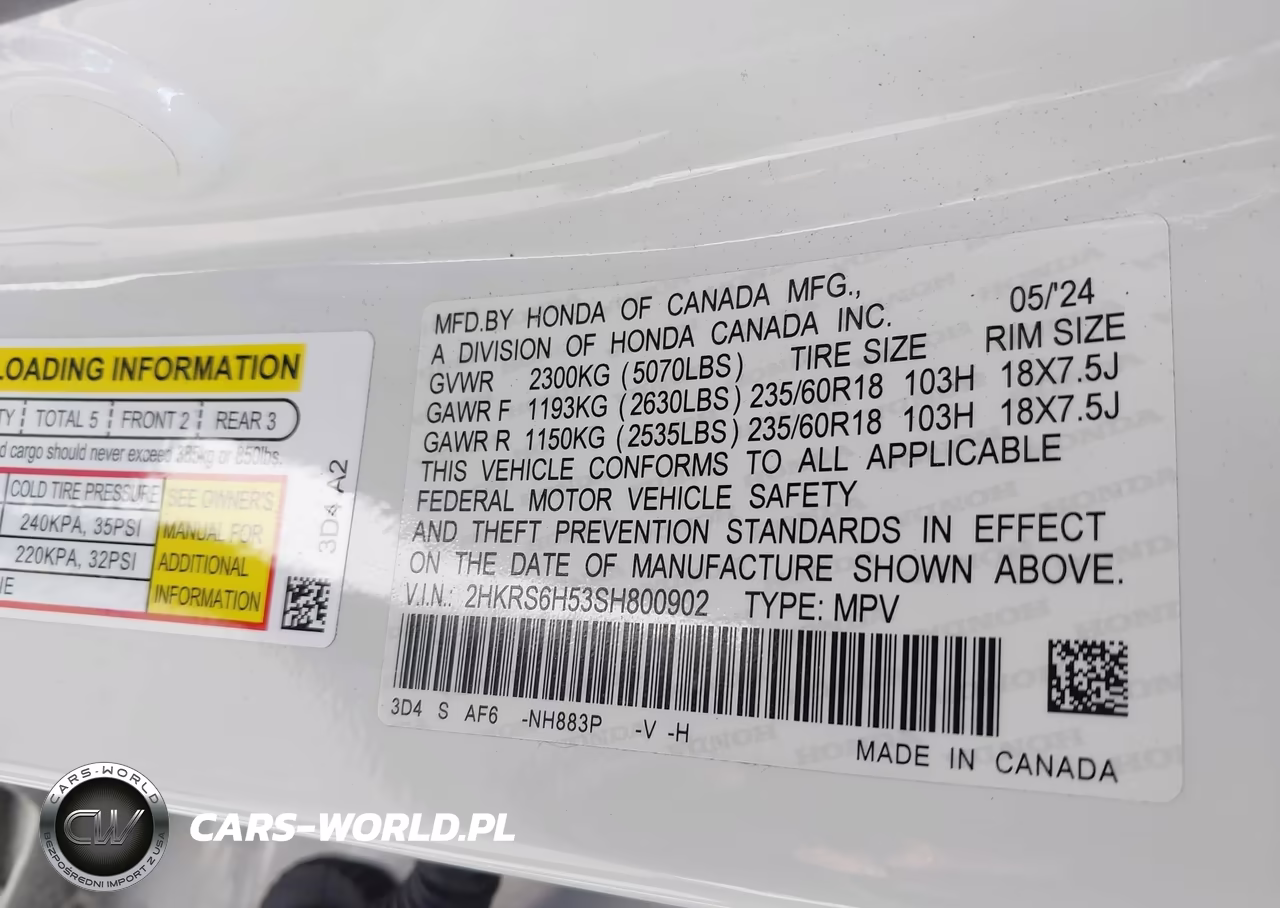 2025 Honda Cr-V Hybrid Sport VIN:2HKRS6H53SH800902 - 9