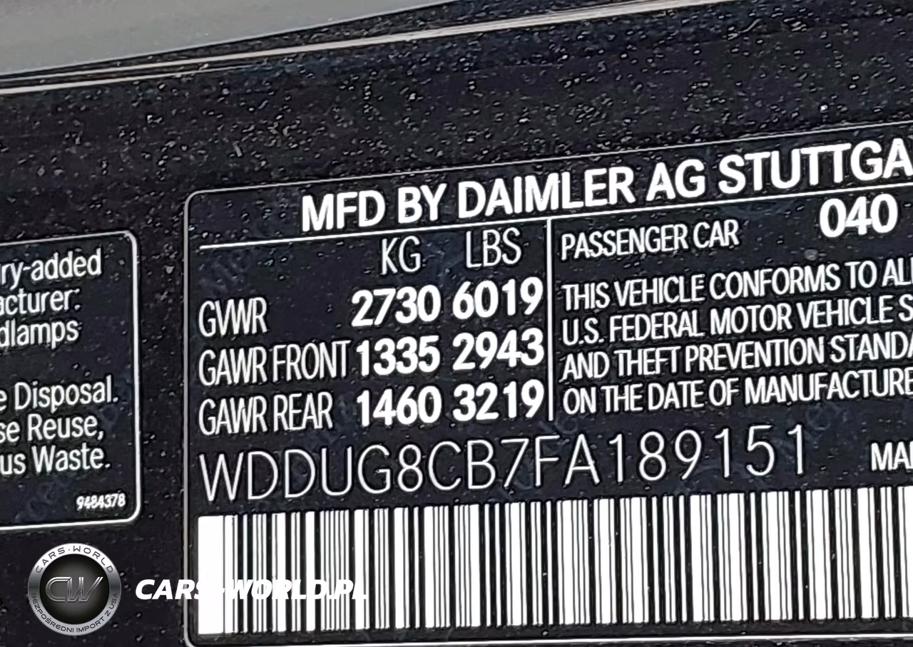 2015 Mercedes-Benz S 550 VIN:WDDUG8CB7FA189151 - 9