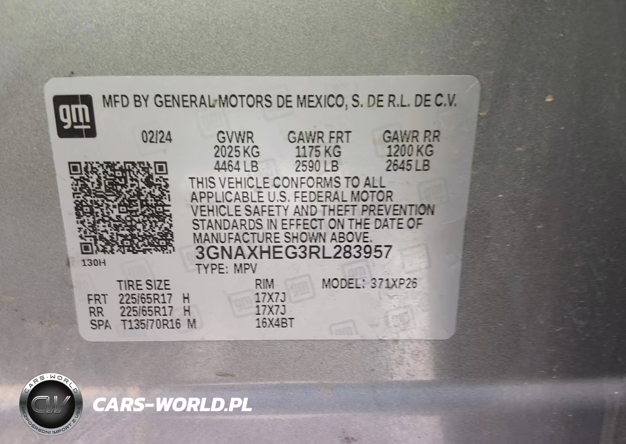 2024 Chevrolet Equinox Fwd Ls VIN:3GNAXHEG3RL283957 - 9