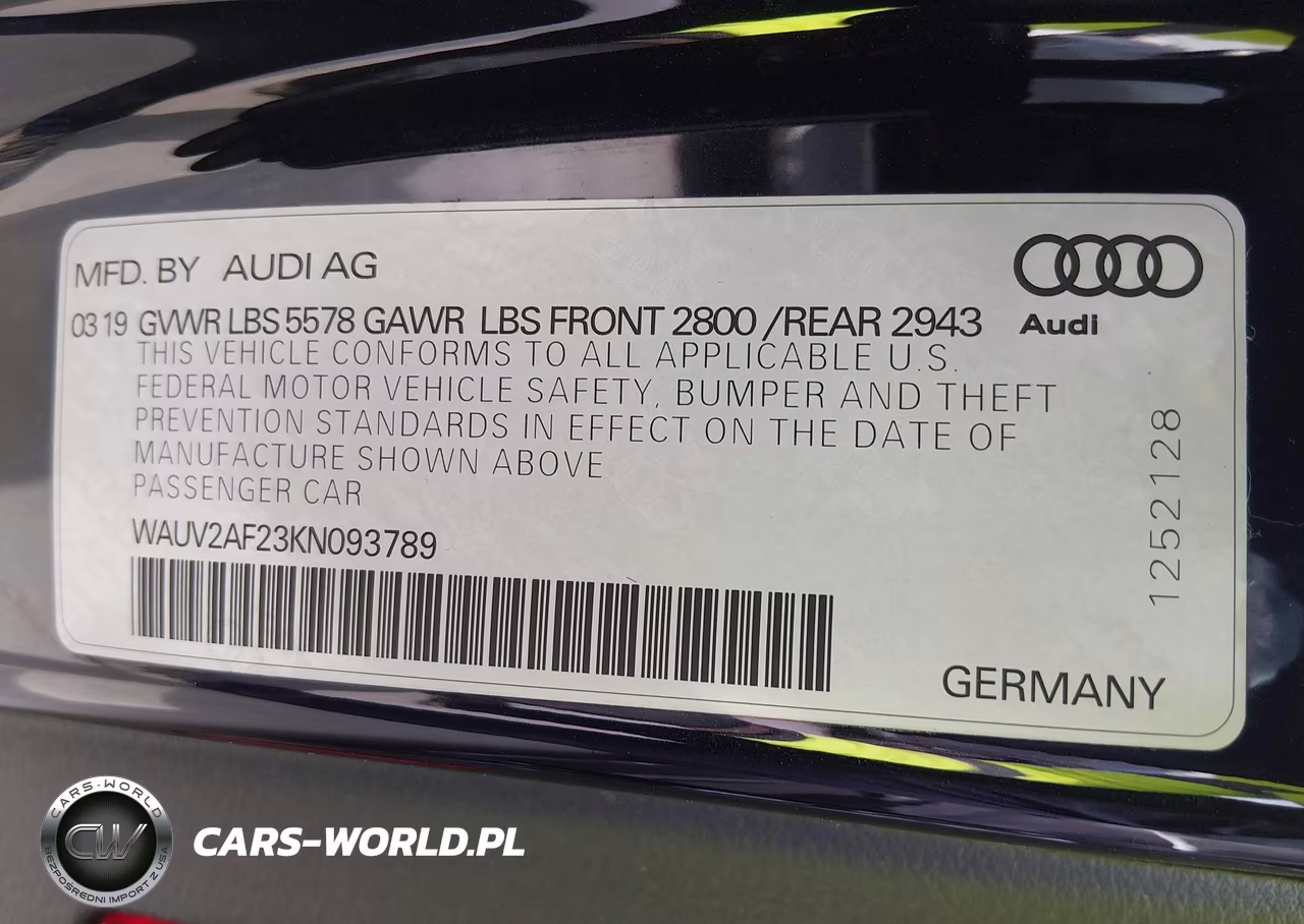 2019 Audi A7 55 Premium VIN:WAUV2AF23KN093789 - 9