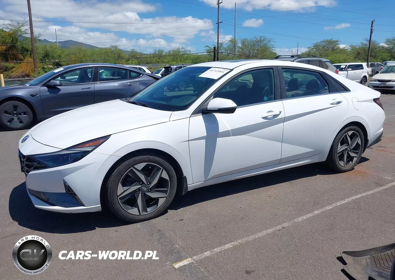 2022 Hyundai Elantra Hybrid Limited VIN:KMHLN4AJ7NU027575 - 2