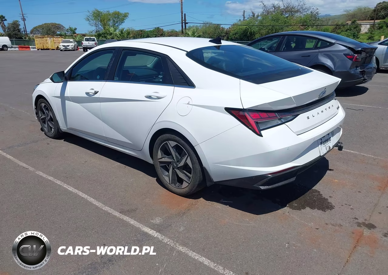 2022 Hyundai Elantra Hybrid Limited VIN:KMHLN4AJ7NU027575 - 3