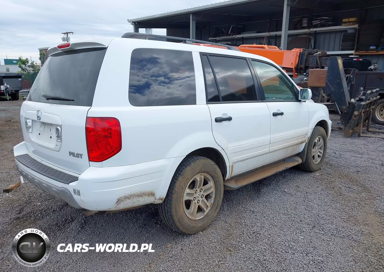 2005 Honda Pilot Ex-L VIN:5FNYF18585B055201 - 4