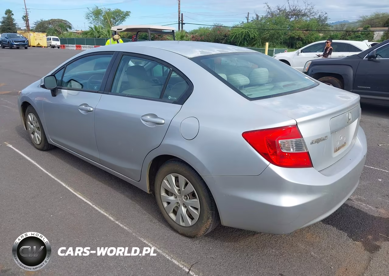 2012 Honda Civic Lx VIN:2HGFB2F53CH573902 - 3