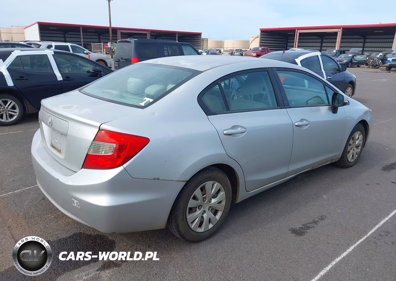 2012 Honda Civic Lx VIN:2HGFB2F53CH573902 - 4