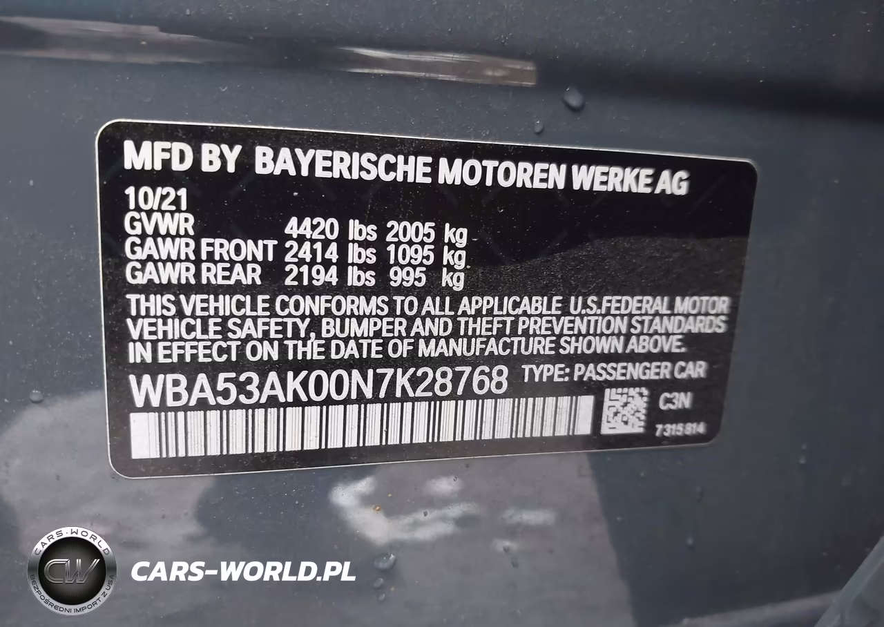 2022 BMW 228 Gran Coupe I Sdrive VIN:WBA53AK00N7K28768 - 9