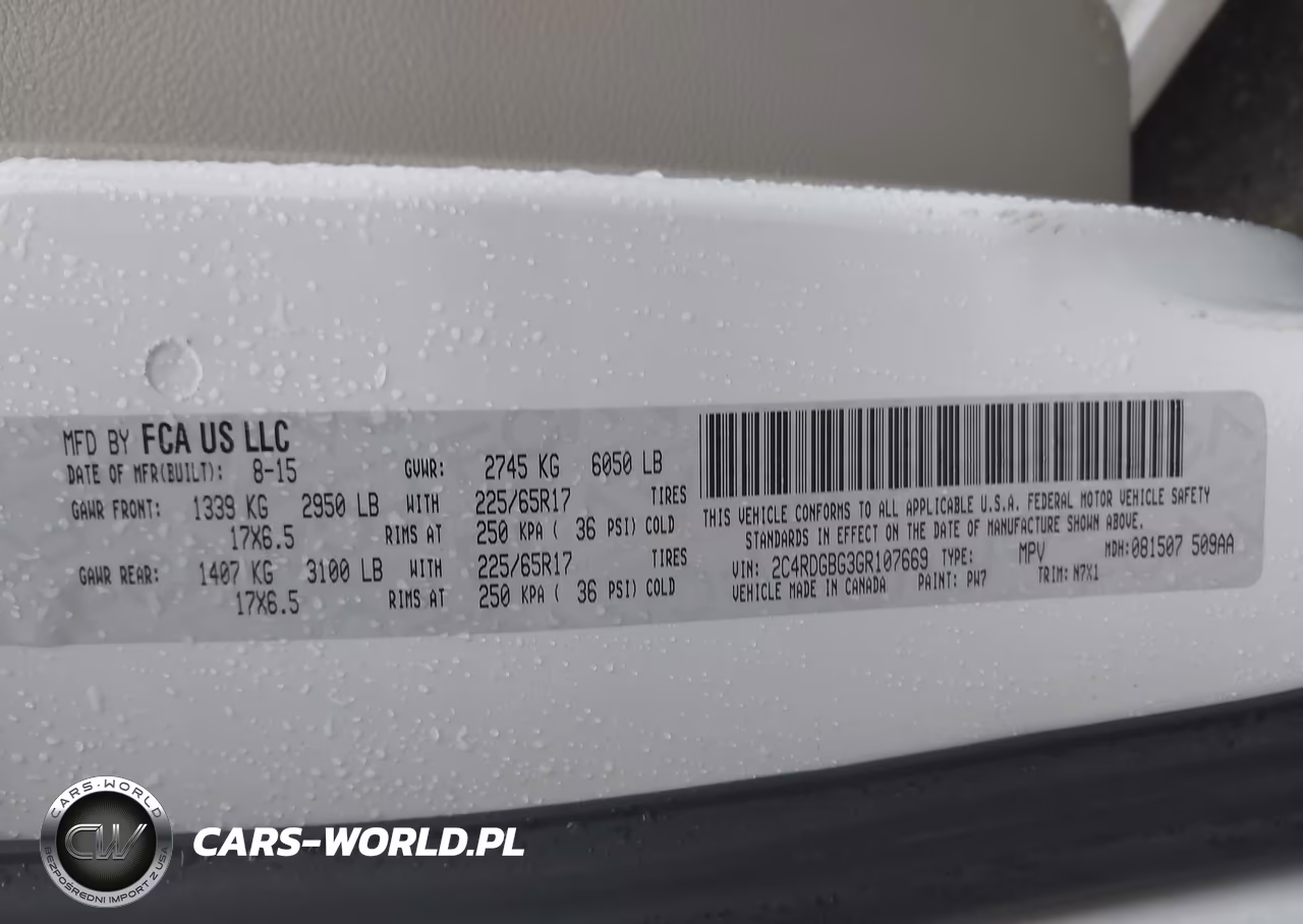 2016 Dodge Grand Caravan Se Plus VIN:2C4RDGBG3GR107669 - 8