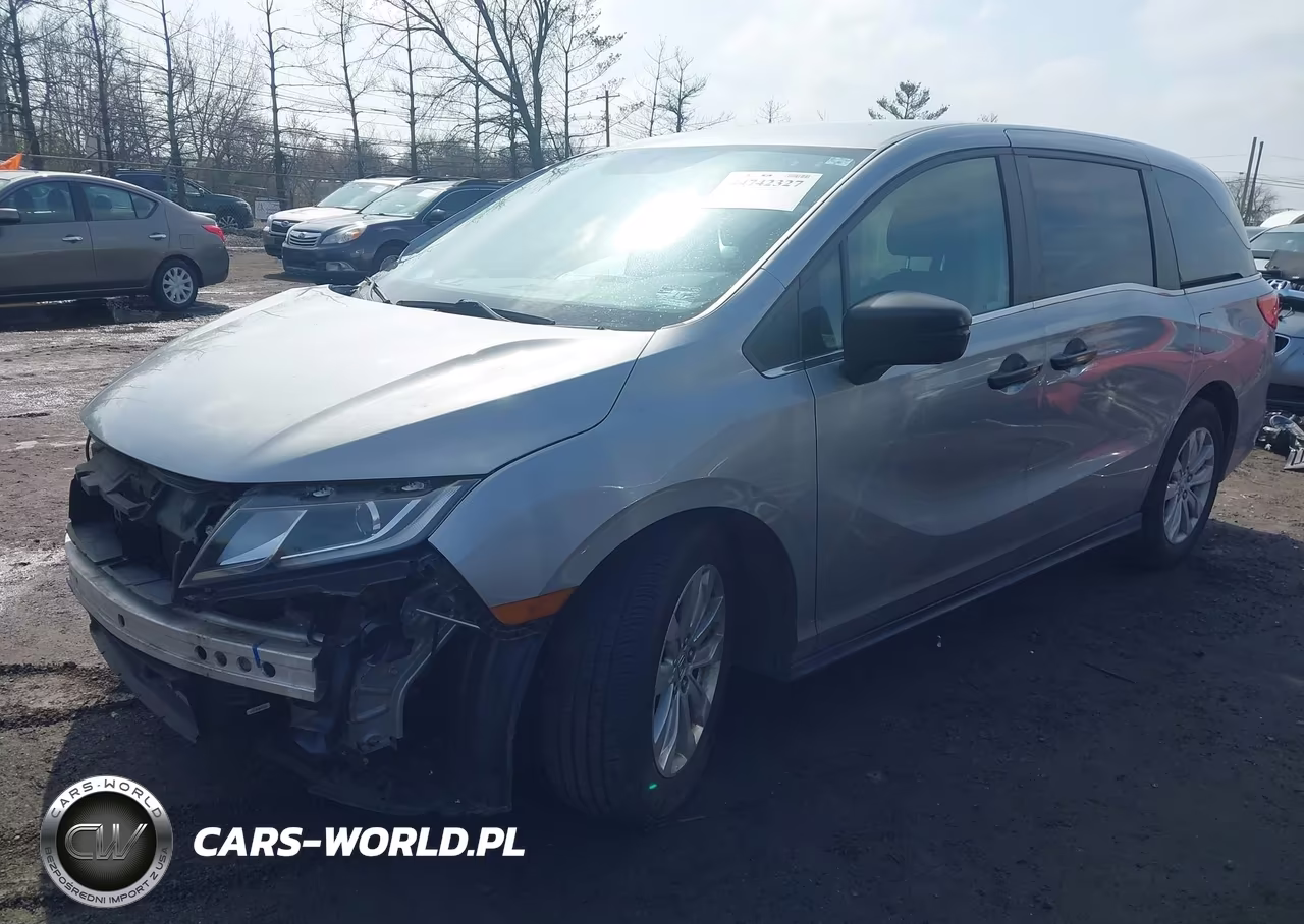 2019 Honda Odyssey Lx VIN:5FNRL6H25KB124504 - 2