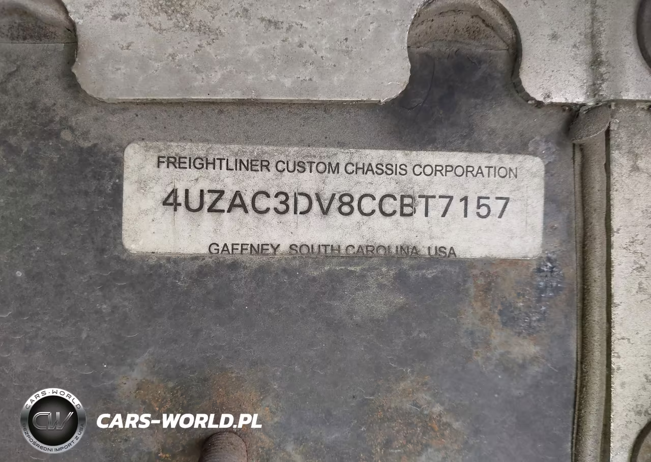 2012 Freightliner Chassis M Line Walk-In Van VIN:4UZAC3DV8CCBT7157 - 8