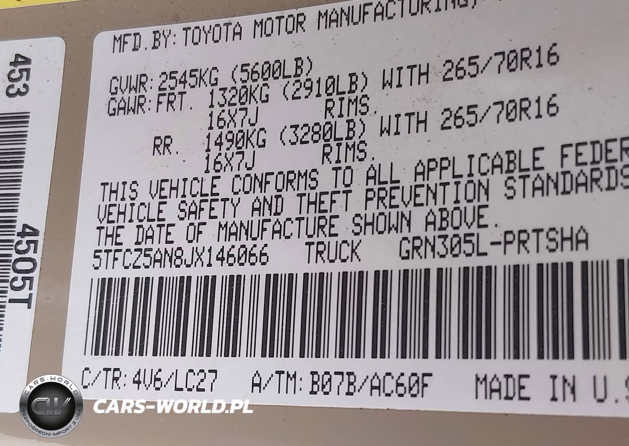 2018 Toyota Tacoma Trd Off Road VIN:5TFCZ5AN8JX146066 - 9