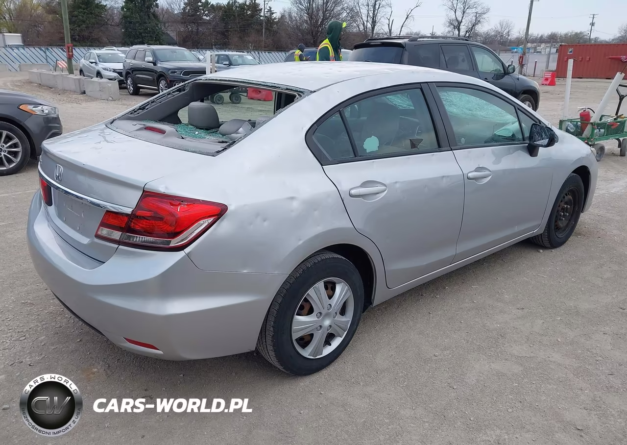 2015 Honda Civic Lx VIN:19XFB2F57FE233859 - 4