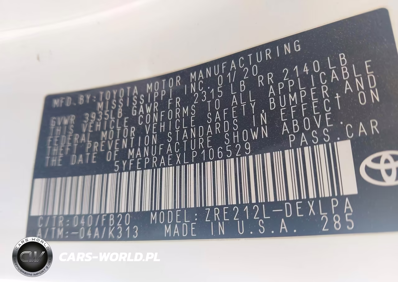 2020 Toyota Corolla Le VIN:5YFEPRAEXLP106529 - 9