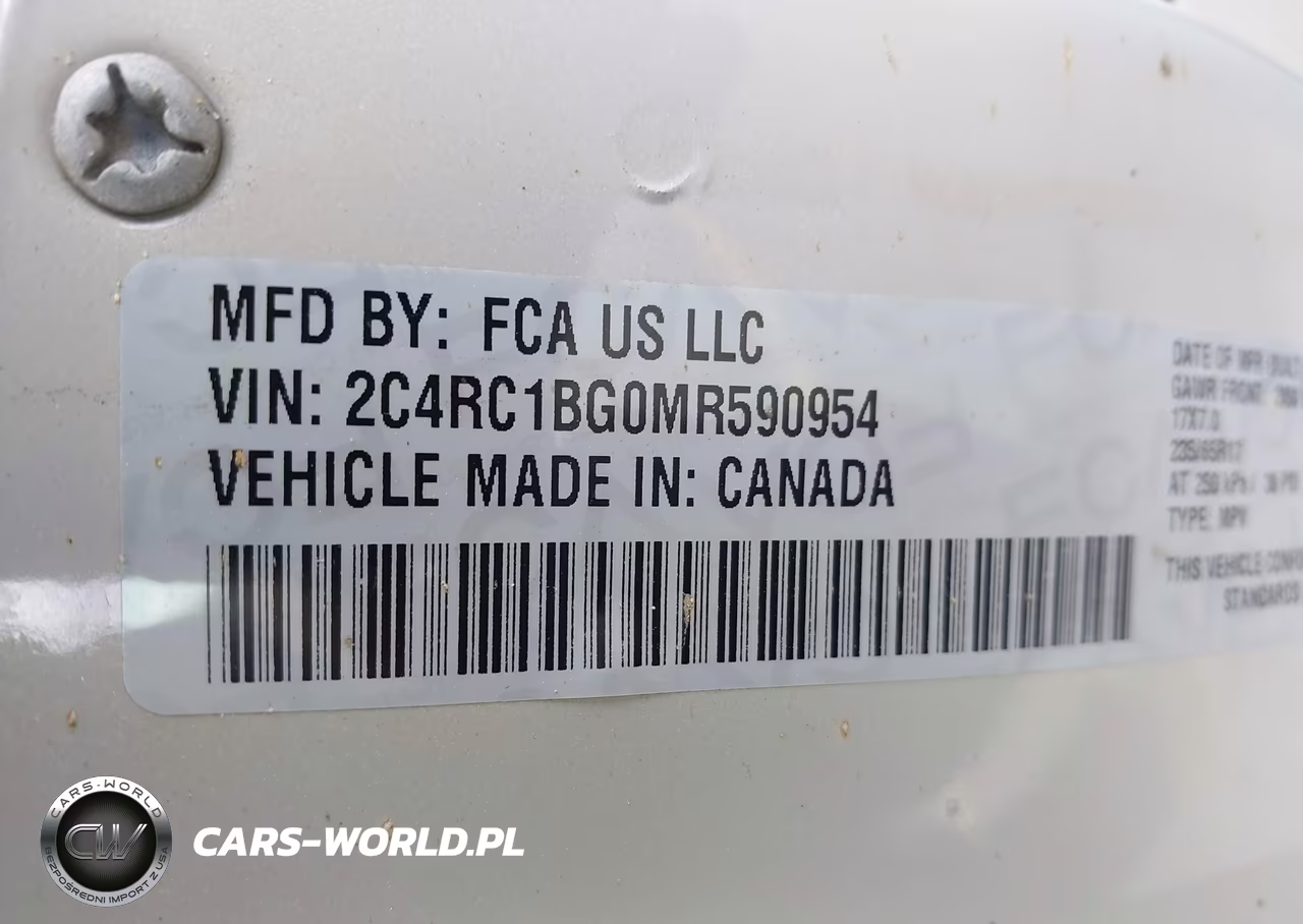 2021 Chrysler Pacifica Touring L VIN:2C4RC1BG0MR590954 - 9
