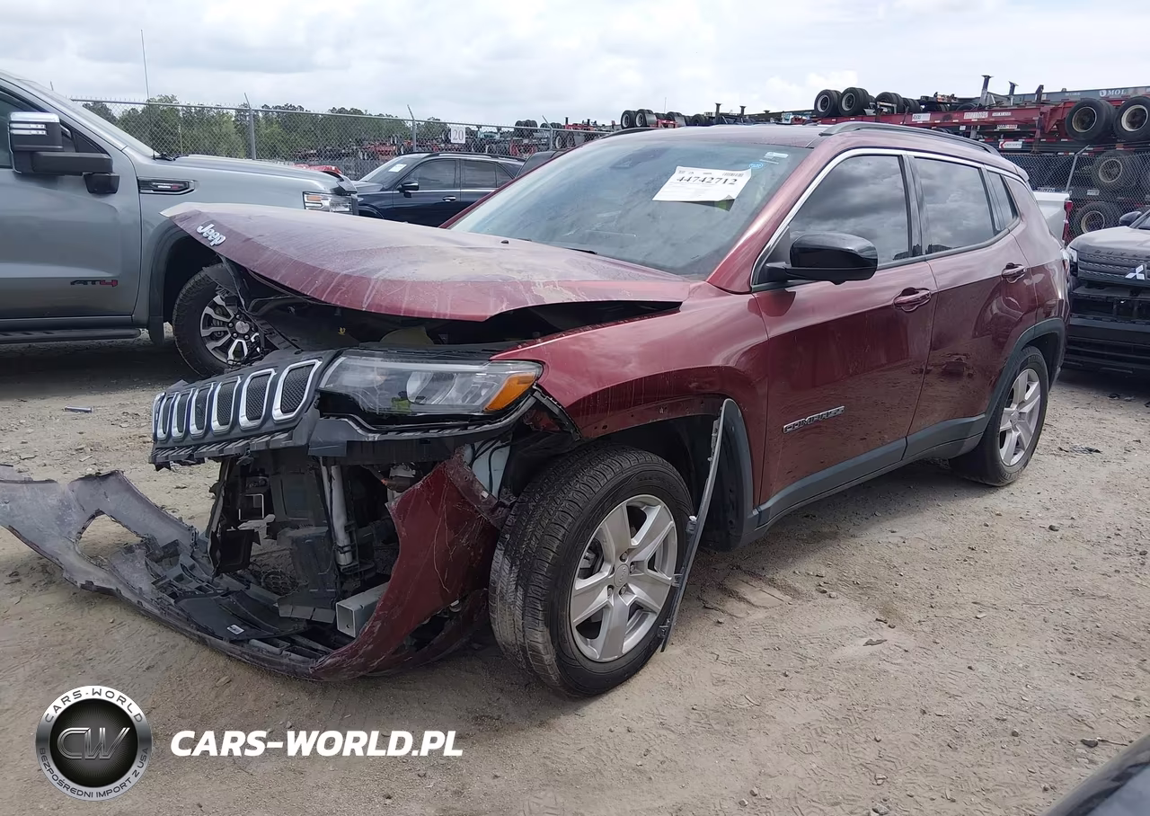 2022 Jeep Compass Latitude Fwd VIN:3C4NJCBB9NT189261 - 2