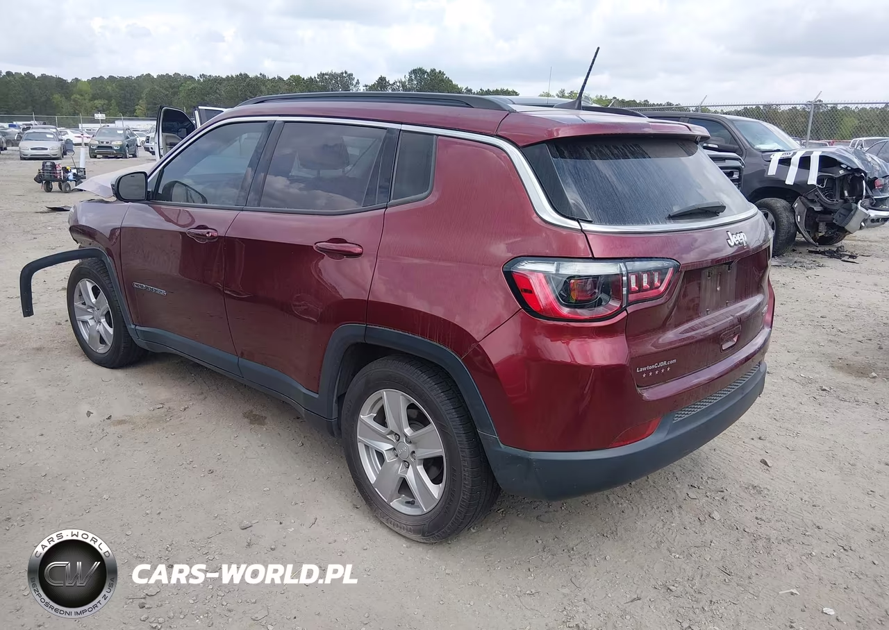 2022 Jeep Compass Latitude Fwd VIN:3C4NJCBB9NT189261 - 3