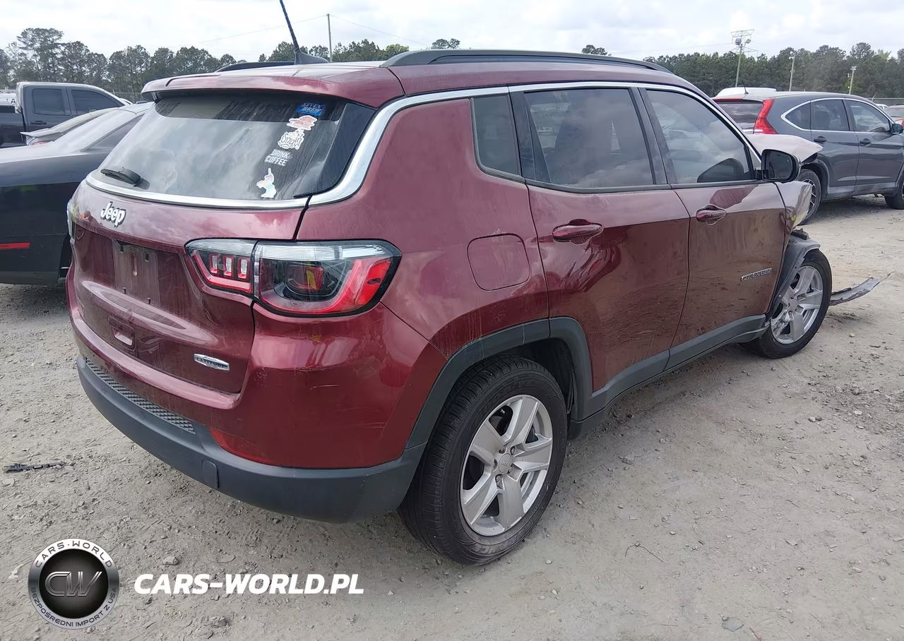 2022 Jeep Compass Latitude Fwd VIN:3C4NJCBB9NT189261 - 4