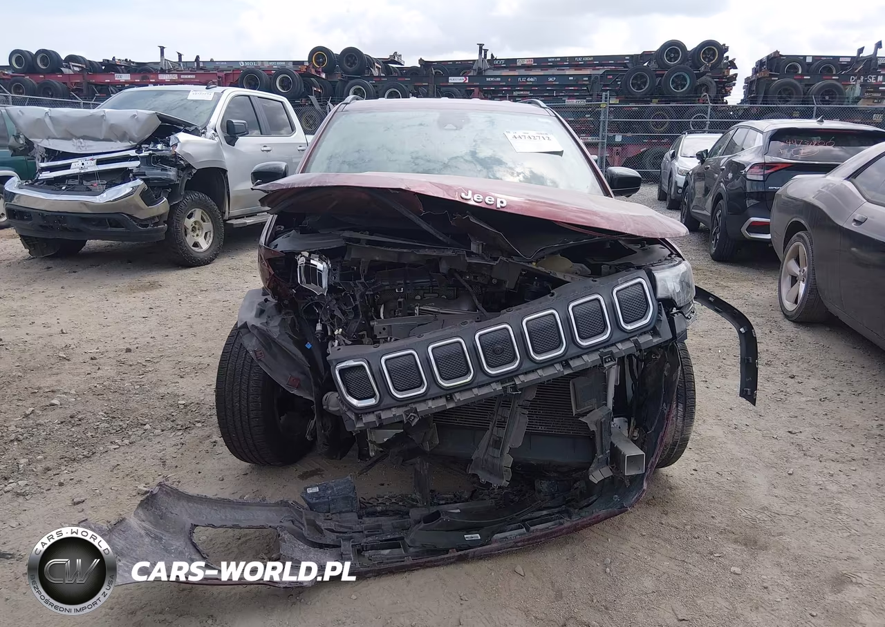 2022 Jeep Compass Latitude Fwd VIN:3C4NJCBB9NT189261 - 6