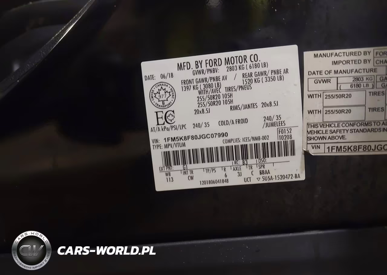 2018 Ford Explorer Limited VIN:1FM5K8F80JGC07990 - 9