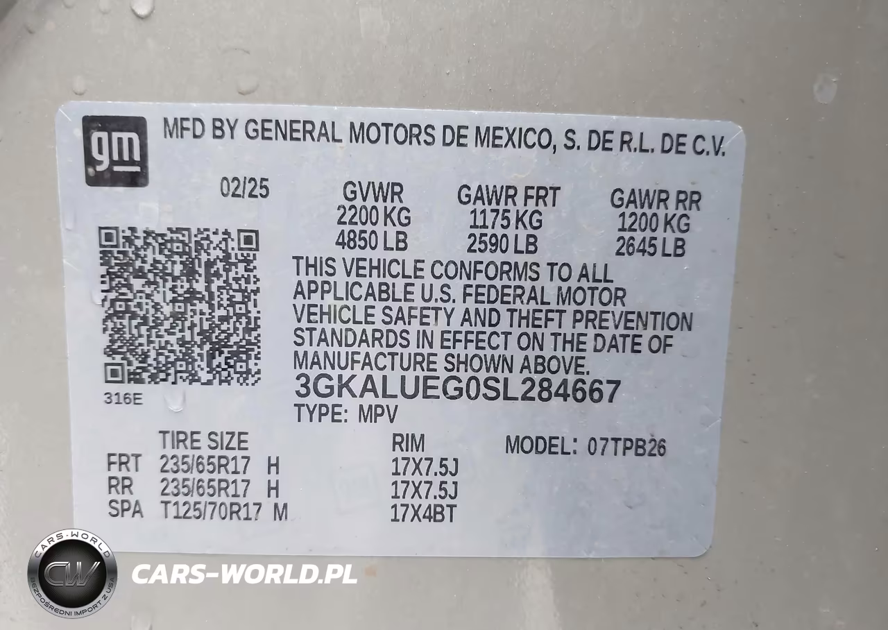 2025 GMC Terrain Awd Elevation VIN:3GKALUEG0SL284667 - 9