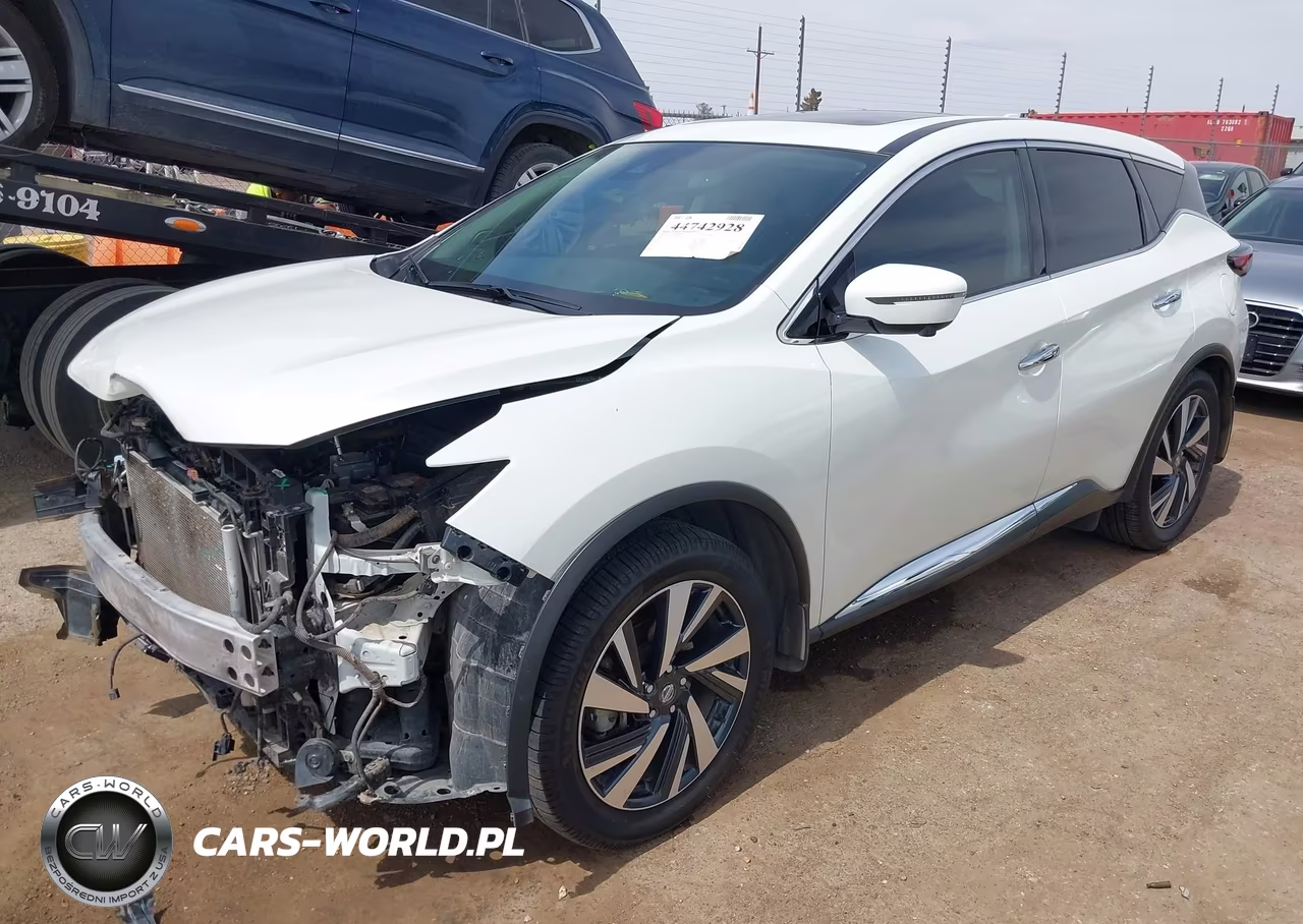 2022 Nissan Murano Sl Fwd VIN:5N1AZ2CJ9NC115580 - 2