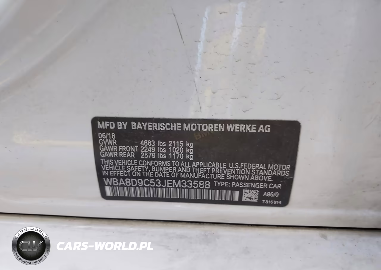 2018 BMW 330I xDrive VIN:WBA8D9C53JEM33588 - 9