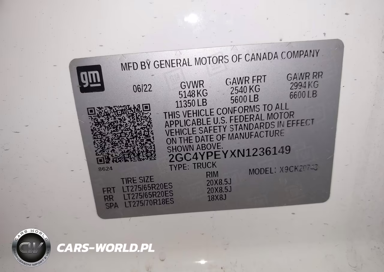 2022 Chevrolet Silverado 2500Hd 4Wd Standard Bed Ltz VIN:2GC4YPEYXN1236149 - 8